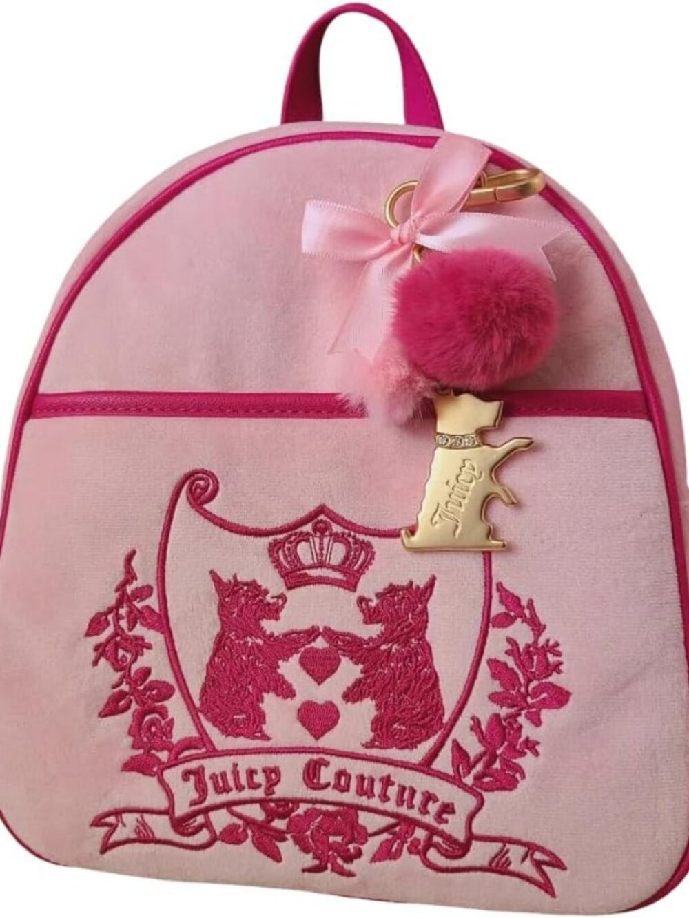 Juicy Couture NEW LOVE CHAPTER Mini Backpack Flamingo